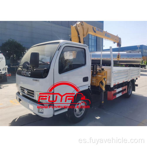 Dongfeng 4x2 camión de auge recto con grúa